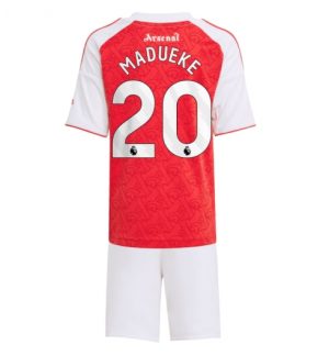 Arsenal Noni Madueke #20 Thuis tenue Kinder 2025-26 Korte Mouwen en Broekje