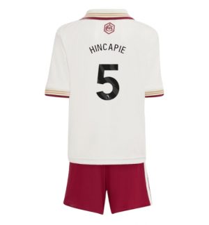 Arsenal Piero Hincapie #5 Derde tenue Kinder 2025-26 Korte Mouwen en Broekje