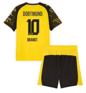 Borussia Dortmund Julian Brandt #10 Thuis tenue Kinder 2025-26 Korte Mouwen en Broekje