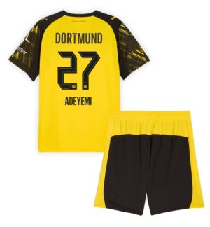 Borussia Dortmund Karim Adeyemi #27 Thuis tenue Kinder 2025-26 Korte Mouwen en Broekje