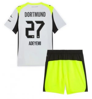 Borussia Dortmund Karim Adeyemi #27 Uit tenue Kinder 2025-26 Korte Mouwen en Broekje