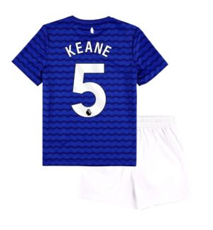 Everton Michael Keane #5 Thuis tenue Kinder 2025-26 Korte Mouwen en Broekje