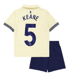 Everton Michael Keane #5 Uit tenue Kinder 2025-26 Korte Mouwen en Broekje