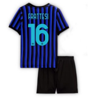 Inter Milan Davide Frattesi #16 Thuis tenue Kinder 2025-26 Korte Mouwen en Broekje