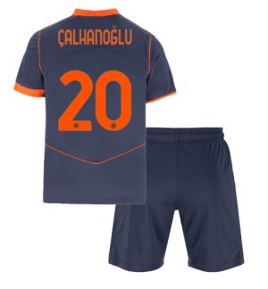 Inter Milan Hakan Calhanoglu #20 Derde tenue Kinder 2025-26 Korte Mouwen en Broekje