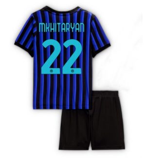 Inter Milan Henrikh Mkhitaryan #22 Thuis tenue Kinder 2025-26 Korte Mouwen en Broekje