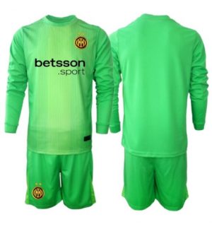 Inter Milan Keeper Derde tenue Kinder 2025-26 Lange Mouwen (+ broek)