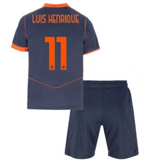 Inter Milan Luis Henrique #11 Derde tenue Kinder 2025-26 Korte Mouwen en Broekje