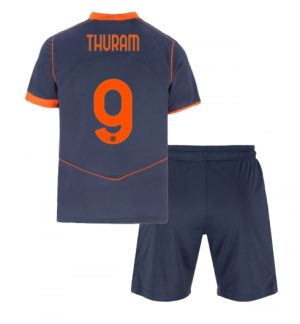 Inter Milan Marcus Thuram #9 Derde tenue Kinder 2025-26 Korte Mouwen en Broekje