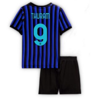 Inter Milan Marcus Thuram #9 Thuis tenue Kinder 2025-26 Korte Mouwen en Broekje