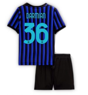 Inter Milan Matteo Darmian #36 Thuis tenue Kinder 2025-26 Korte Mouwen en Broekje