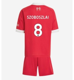 Liverpool Dominik Szoboszlai #8 Thuis tenue Kinder 2025-26 Korte Mouwen en Broekje