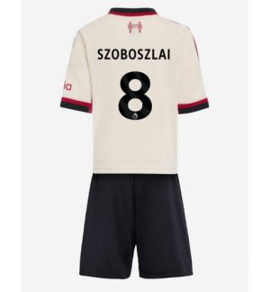 Liverpool Dominik Szoboszlai #8 Uit tenue Kinder 2025-26 Korte Mouwen en Broekje