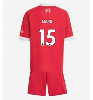 Liverpool Giovanni Leoni #15 Thuis tenue Kinder 2025-26 Korte Mouwen en Broekje