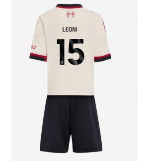 Liverpool Giovanni Leoni #15 Uit tenue Kinder 2025-26 Korte Mouwen en Broekje
