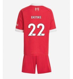 Liverpool Hugo Ekitike #22 Thuis tenue Kinder 2025-26 Korte Mouwen en Broekje