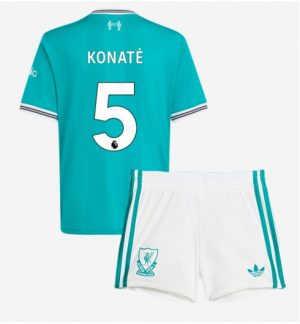 Liverpool Ibrahima Konate #5 Derde tenue Kinder 2025-26 Korte Mouwen en Broekje