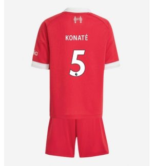 Liverpool Ibrahima Konate #5 Thuis tenue Kinder 2025-26 Korte Mouwen en Broekje
