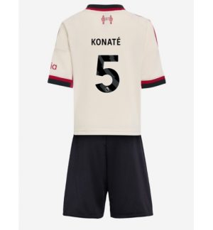 Liverpool Ibrahima Konate #5 Uit tenue Kinder 2025-26 Korte Mouwen en Broekje