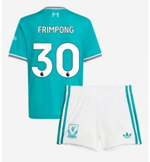 Liverpool Jeremie Frimpong #30 Derde tenue Kinder 2025-26 Korte Mouwen en Broekje