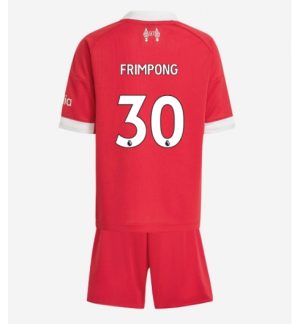 Liverpool Jeremie Frimpong #30 Thuis tenue Kinder 2025-26 Korte Mouwen en Broekje