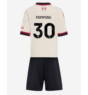 Liverpool Jeremie Frimpong #30 Uit tenue Kinder 2025-26 Korte Mouwen en Broekje
