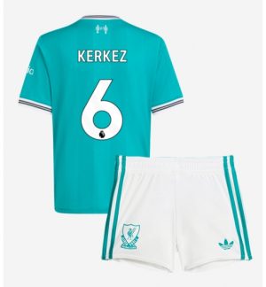 Liverpool Milos Kerkez #6 Derde tenue Kinder 2025-26 Korte Mouwen en Broekje