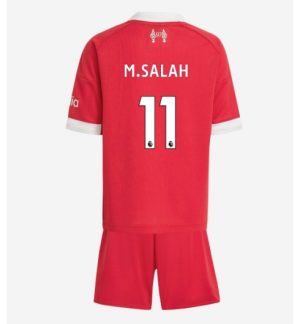 Liverpool Mohamed Salah #11 Thuis tenue Kinder 2025-26 Korte Mouwen en Broekje