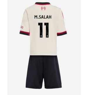 Liverpool Mohamed Salah #11 Uit tenue Kinder 2025-26 Korte Mouwen en Broekje