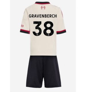 Liverpool Ryan Gravenberch #38 Uit tenue Kinder 2025-26 Korte Mouwen en Broekje