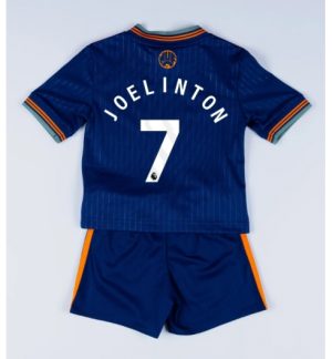 Newcastle United Joelinton #7 Derde tenue Kinder 2025-26 Korte Mouwen en Broekje Newcastle United Joelinton #7 Derde tenue Kinder 2025-26 Korte Mouwen en Broekje