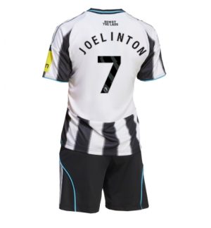 Newcastle United Joelinton #7 Thuis tenue Kinder 2025-26 Korte Mouwen en Broekje Newcastle United Joelinton #7 Thuis tenue Kinder 2025-26 Korte Mouwen en Broekje