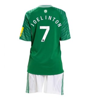 Newcastle United Joelinton #7 Uit tenue Kinder 2025-26 Korte Mouwen en Broekje Newcastle United Joelinton #7 Uit tenue Kinder 2025-26 Korte Mouwen en Broekje