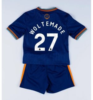Newcastle United Nick Woltemade #27 Derde tenue Kinder 2025-26 Korte Mouwen en Broekje Newcastle United Nick Woltemade #27 Derde tenue Kinder 2025-26 Korte Mouwen en Broekje