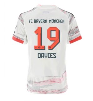 Bayern Munich Alphonso Davies #19 Uit tenue Dames 2025-26 Korte Mouw