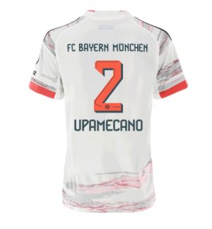 Bayern Munich Dayot Upamecano #2 Uit tenue Dames 2025-26 Korte Mouw