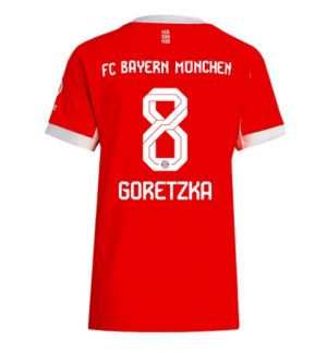 Bayern Munich Leon Goretzka #8 Thuis tenue Dames 2025-26 Korte Mouw