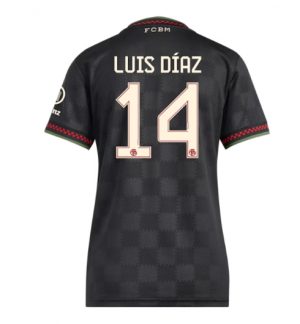 Bayern Munich Luis Diaz #14 Derde tenue Dames 2025-26 Korte Mouw