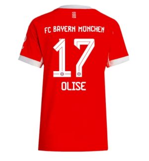 Bayern Munich Michael Olise #17 Thuis tenue Dames 2025-26 Korte Mouw