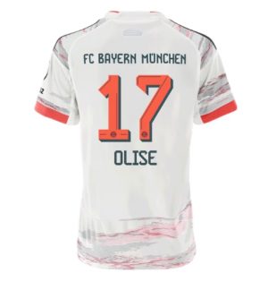 Bayern Munich Michael Olise #17 Uit tenue Dames 2025-26 Korte Mouw
