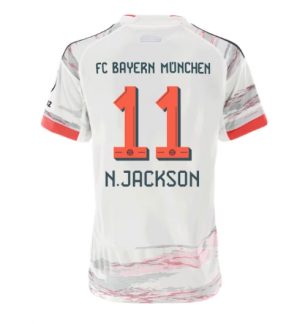 Bayern Munich Nicolas Jackson #11 Uit tenue Dames 2025-26 Korte Mouw