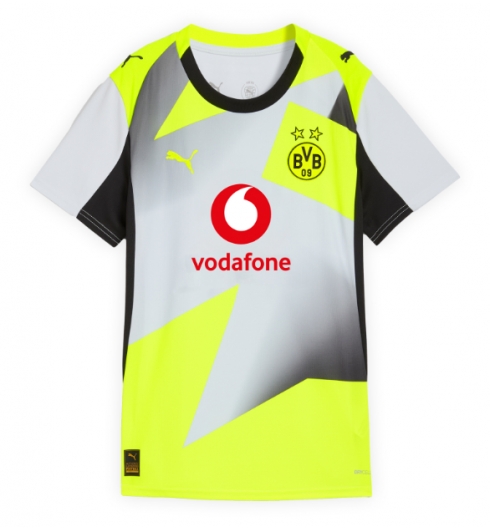 Borussia Dortmund Uit tenue Dames 2025-26 Korte Mouw Borussia Dortmund Uit tenue Dames 2025-26 Korte Mouw