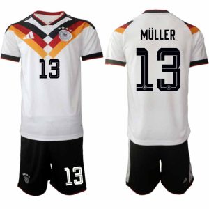 Duitsland WK 2026 Thuistenue Heren Thomas Müller #13 Voetbalshirt + Shorts