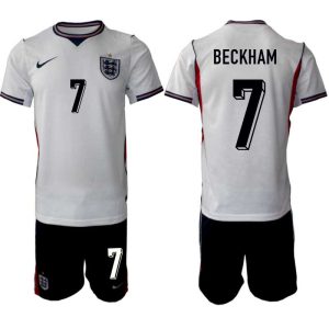 Engeland WK 2026 Thuistenue Heren – David Beckham #7 Voetbalshirt + Shorts