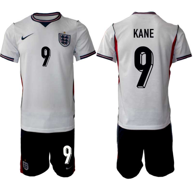 Engeland WK 2026 Thuistenue Heren – Harry Kane #9 Voetbalshirt + Shorts Engeland WK 2026 Thuistenue Heren – Harry Kane #9 Voetbalshirt + Shorts