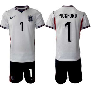 Engeland WK 2026 Thuistenue Heren – Jordan Pickford #1 Voetbalshirt + Shorts