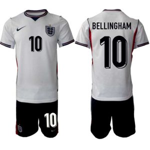 Engeland WK 2026 Thuistenue Heren – Jude Bellingham #10 Voetbalshirt + Shorts