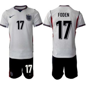 Engeland WK 2026 Thuistenue Heren – Phil Foden #17 Voetbalshirt + Shorts