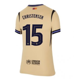 FC Barcelona Andreas Christensen #15 Uit tenue Dames 2025-26 Korte Mouw