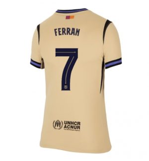FC Barcelona Ferran Torres #7 Uit tenue Dames 2025-26 Korte Mouw